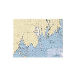 Indian Harbor Yacht Club (Greenwich, CT) NOAA Chart Jigsaw Puzzle