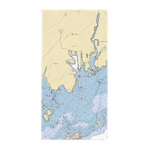 Indian Harbor Yacht Club (Greenwich, CT) NOAA Chart Towel