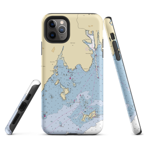 Belle Haven Yacht Club (Greenwich, CT) NOAA Chart  Tough iPhone Case