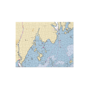 Belle Haven Yacht Club (Greenwich, CT) NOAA Chart Jigsaw Puzzle