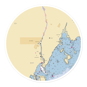 Catalano & Sons (Port Chester, NY) NOAA Chart Sticker