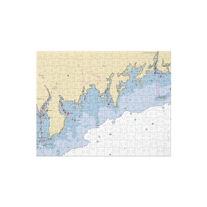 Noroton Yacht Club (Stamford, CT) NOAA Chart Jigsaw Puzzle