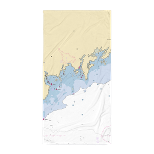 Noroton Yacht Club (Stamford, CT) NOAA Chart Towel