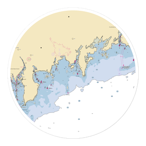 Noroton Yacht Club (Stamford, CT) NOAA Chart Sticker