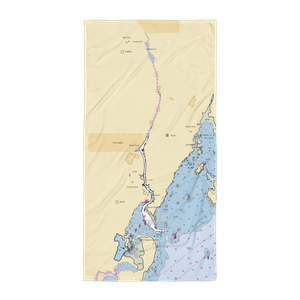Ebb Tide Marina (Port Chester, NY) NOAA Chart Towel