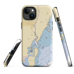 Port Chester Yacht Club (Port Chester, NY) NOAA Chart  Tough iPhone Case