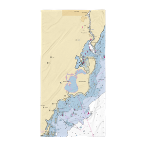 Tide Mill Yacht Basin (Port Chester, NY) NOAA Chart Towel