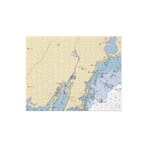 Rye City Boat Basin (Harrison, NY) NOAA Chart Jigsaw Puzzle