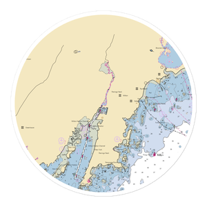 Rye City Boat Basin (Harrison, NY) NOAA Chart Sticker