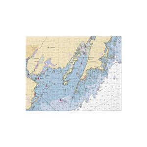 Shenorock Shore Club (Mamaroneck, NY) NOAA Chart Jigsaw Puzzle