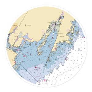 Shenorock Shore Club (Mamaroneck, NY) NOAA Chart Sticker