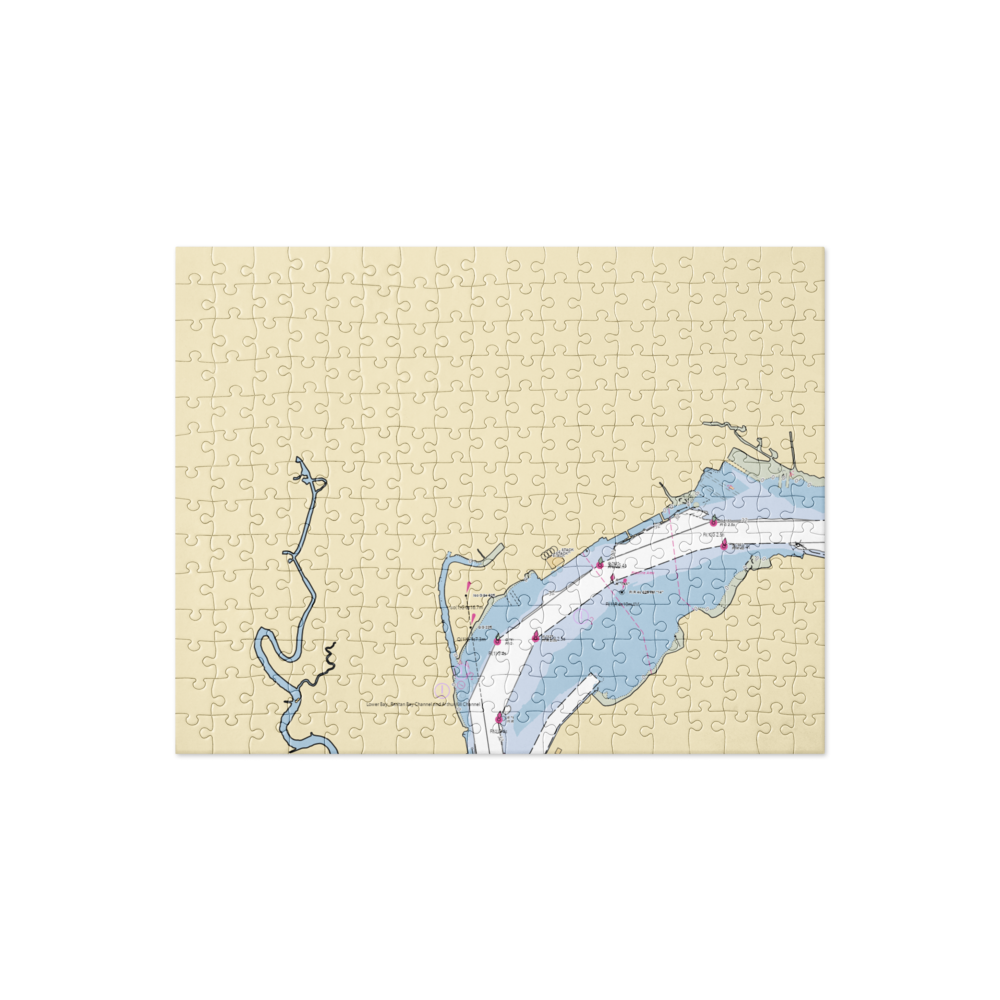 Pirates Cove Marina (Sewaren, NJ) NOAA Chart Jigsaw Puzzle 