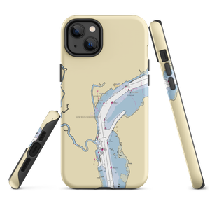 Jan & Jerry's Marina (Sewaren, NJ) NOAA Chart  Tough iPhone Case