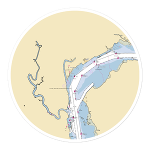 Jan & Jerry's Marina (Sewaren, NJ) NOAA Chart Sticker