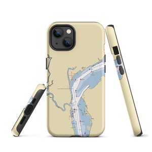 Jimmie's Service & Boat Landing (Sewaren, NJ) NOAA Chart  Tough iPhone Case