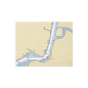 Carteret Waterfront Marina (Carteret, NJ) NOAA Chart Jigsaw Puzzle