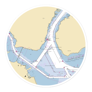 Perth Amboy Municipal Marina (Staten Island, NY) NOAA Chart Sticker