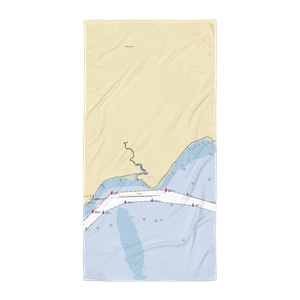 Lemon Creek Boatmen's Association (Staten Island, NY) NOAA Chart Towel