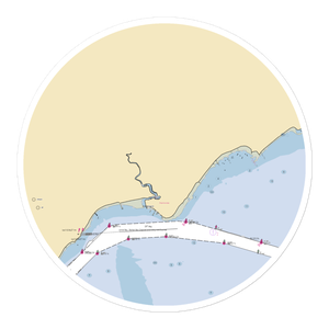 Lemon Creek Boatmen's Association (Staten Island, NY) NOAA Chart Sticker