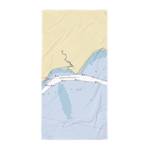 Princes Bay Boatman's Association (Staten Island, NY) NOAA Chart Towel