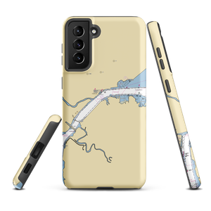 Elizabeth City Marina (Elizabeth, NJ) NOAA Chart Samsung Phone Case