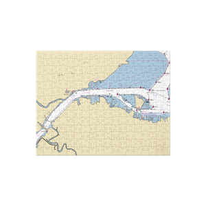 Mariners Harbor Yacht Club (Staten Island, NY) NOAA Chart Jigsaw Puzzle