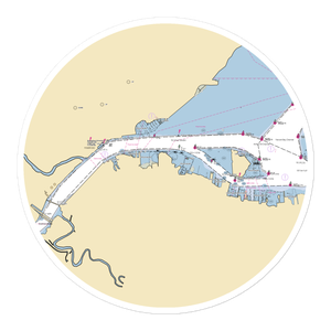 Mariners Harbor Yacht Club (Staten Island, NY) NOAA Chart Sticker