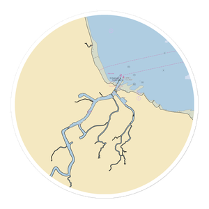 Zubacks Marine (South Amboy, NJ) NOAA Chart Sticker