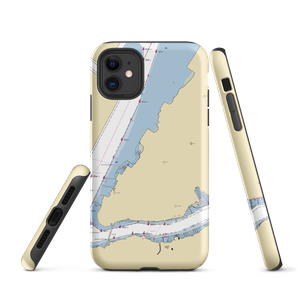 Robbins Reef Yacht Club (Bayonne, NJ) NOAA Chart  Tough iPhone Case