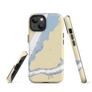 Robbins Reef Yacht Club (Bayonne, NJ) NOAA Chart  Tough iPhone Case