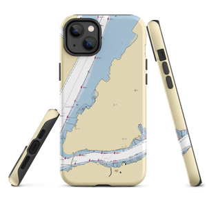 Robbins Reef Yacht Club (Bayonne, NJ) NOAA Chart  Tough iPhone Case