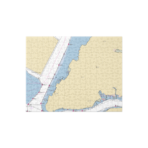 Robbins Reef Yacht Club (Bayonne, NJ) NOAA Chart Jigsaw Puzzle