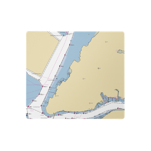 Robbins Reef Yacht Club (Bayonne, NJ) NOAA Chart  Gaming Mouse Pad