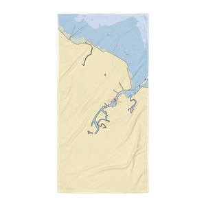 Keyport Marine Basin (Keyport, NJ) NOAA Chart Towel