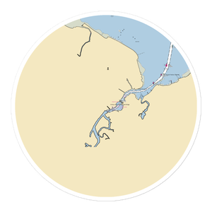 Keyport Marine Basin (Keyport, NJ) NOAA Chart Sticker