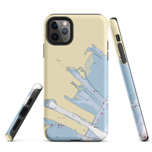 Yacht Club at Port Liberte (Jersey City, NJ) NOAA Chart  Tough iPhone Case