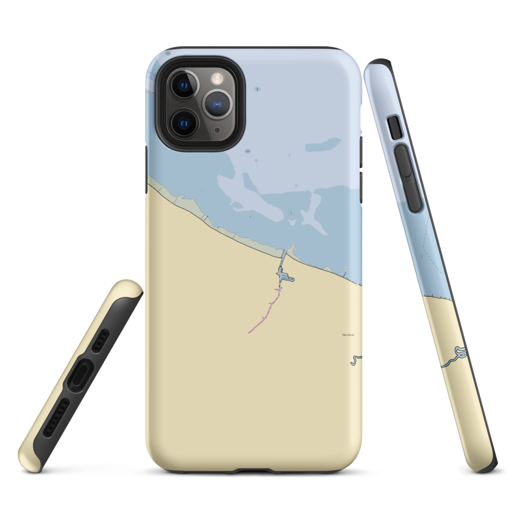 Monmouth Cove Marina (Port Monmouth, NJ) NOAA Chart  Tough iPhone Case iPhone 11 Pro Max model shown