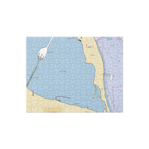 Belford Marine Railway (Belford, NJ) NOAA Chart Jigsaw Puzzle