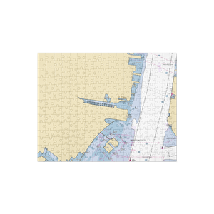 Liberty Landing Marina (Jersey City, NJ) NOAA Chart Jigsaw Puzzle