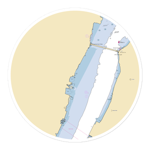 Von Dohln Marina (Fort Lee, NJ) NOAA Chart Sticker