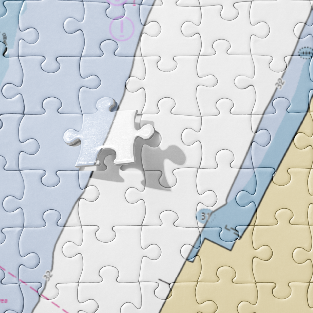 Edgewater Marina (Edgewater, NJ) NOAA Chart Jigsaw Puzzle 