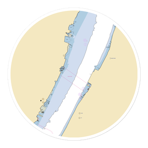 Edgewater Marina (Edgewater, NJ) NOAA Chart Sticker