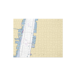 Hudson River Park - Pier 40 Mooring Field (New York, NY) NOAA Chart Jigsaw Puzzle