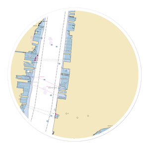 Hudson River Park - Pier 40 Mooring Field (New York, NY) NOAA Chart Sticker