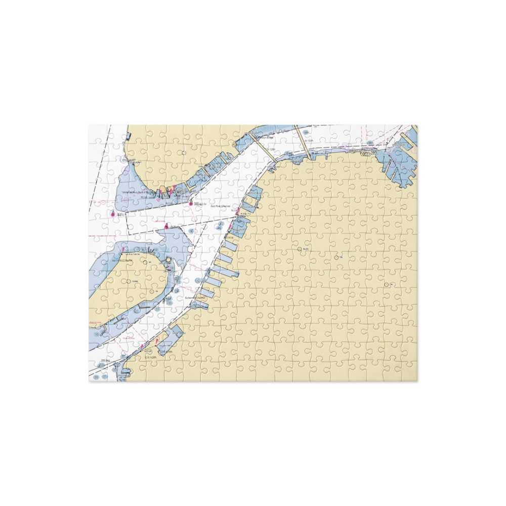Pier 6 Docks (Brooklyn, NY) NOAA Chart Jigsaw Puzzle 