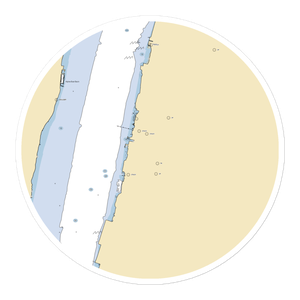 Municipal Free Dock with X2O Restaurant (Alpine, NJ) NOAA Chart Sticker