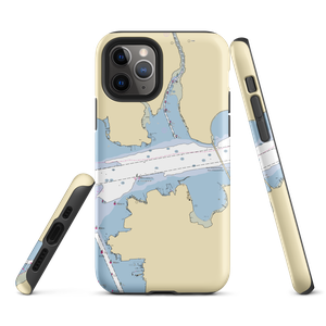 Point Yacht Club (Bronx, NY) NOAA Chart  Tough iPhone Case