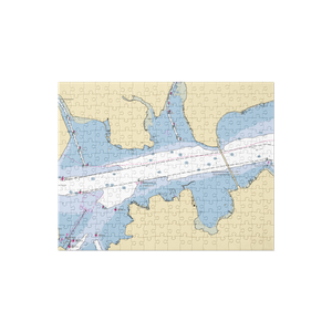 Point Yacht Club (Bronx, NY) NOAA Chart Jigsaw Puzzle