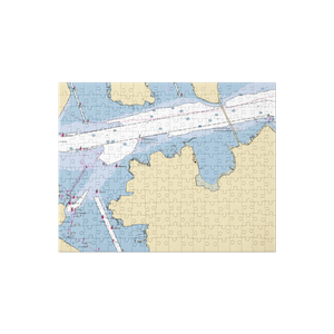 College Point Yacht Club (College Point, NY) NOAA Chart Jigsaw Puzzle