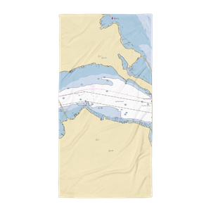 Whitestone Marine & Watersports Center (Whitestone, NY) NOAA Chart Towel